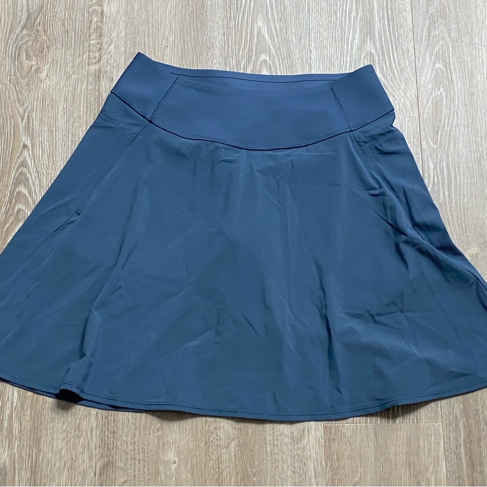 Puma Teal Sporty Gorpcore Stretch Athletic Golf Pockets Skirt Shorts Skort M/L